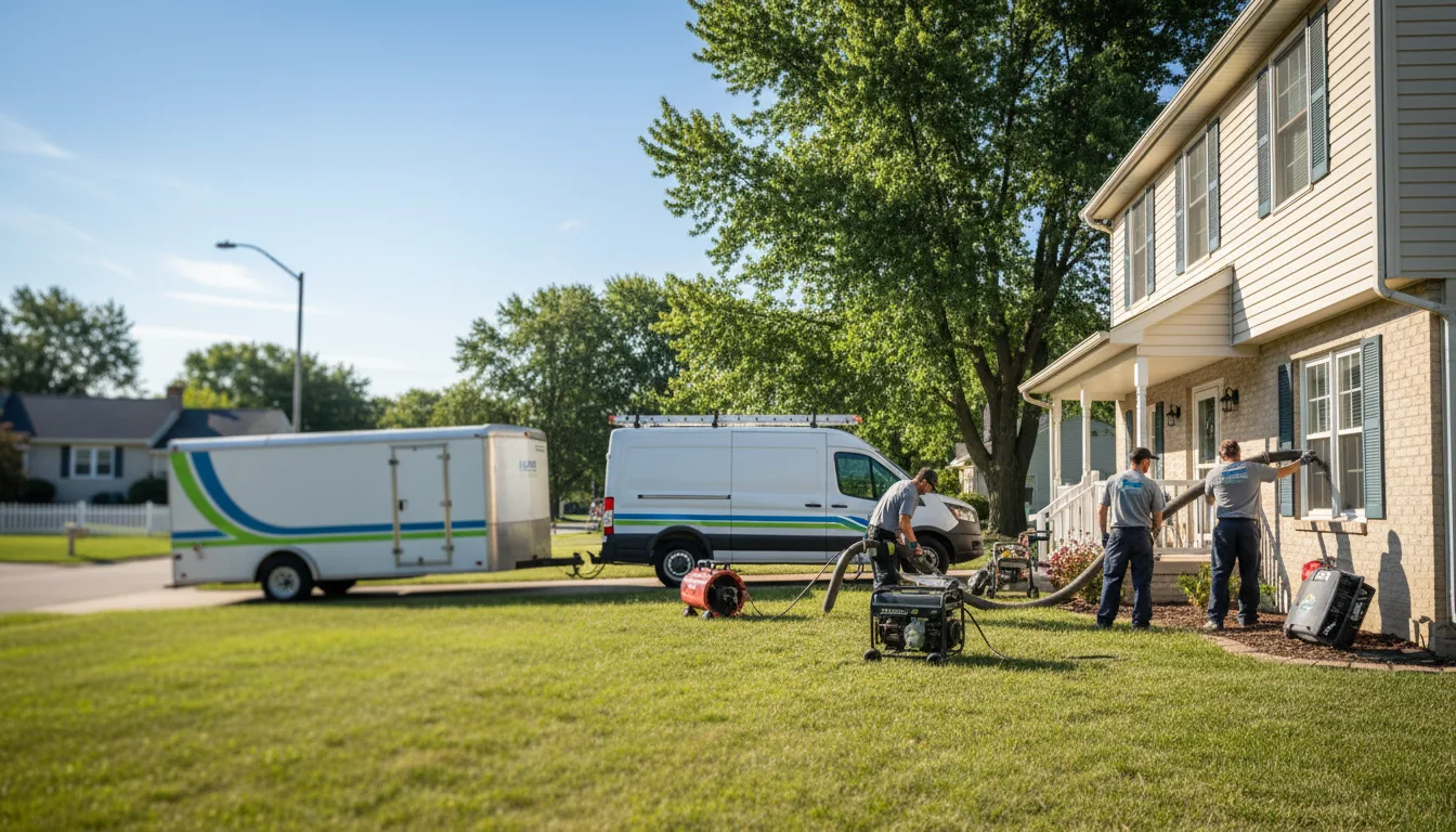 Flooded Basement Restoration And Cleanup With Repair in Deerwood, MN near me